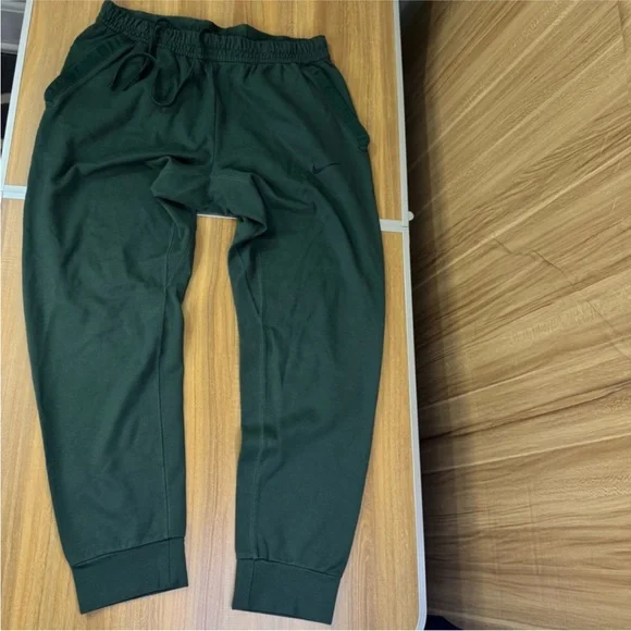 Mens Nike Dark Green Joggers - Picture 2 of 4
